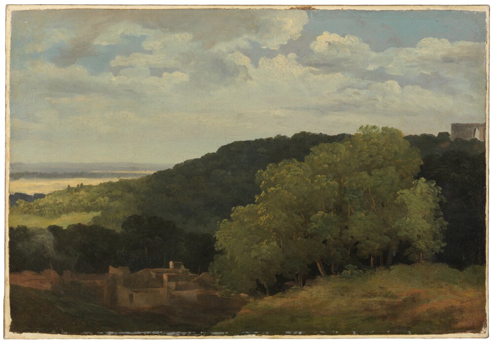 Pierre-Henri de Valenciennes, View of the Roman Campaign near Subiaco