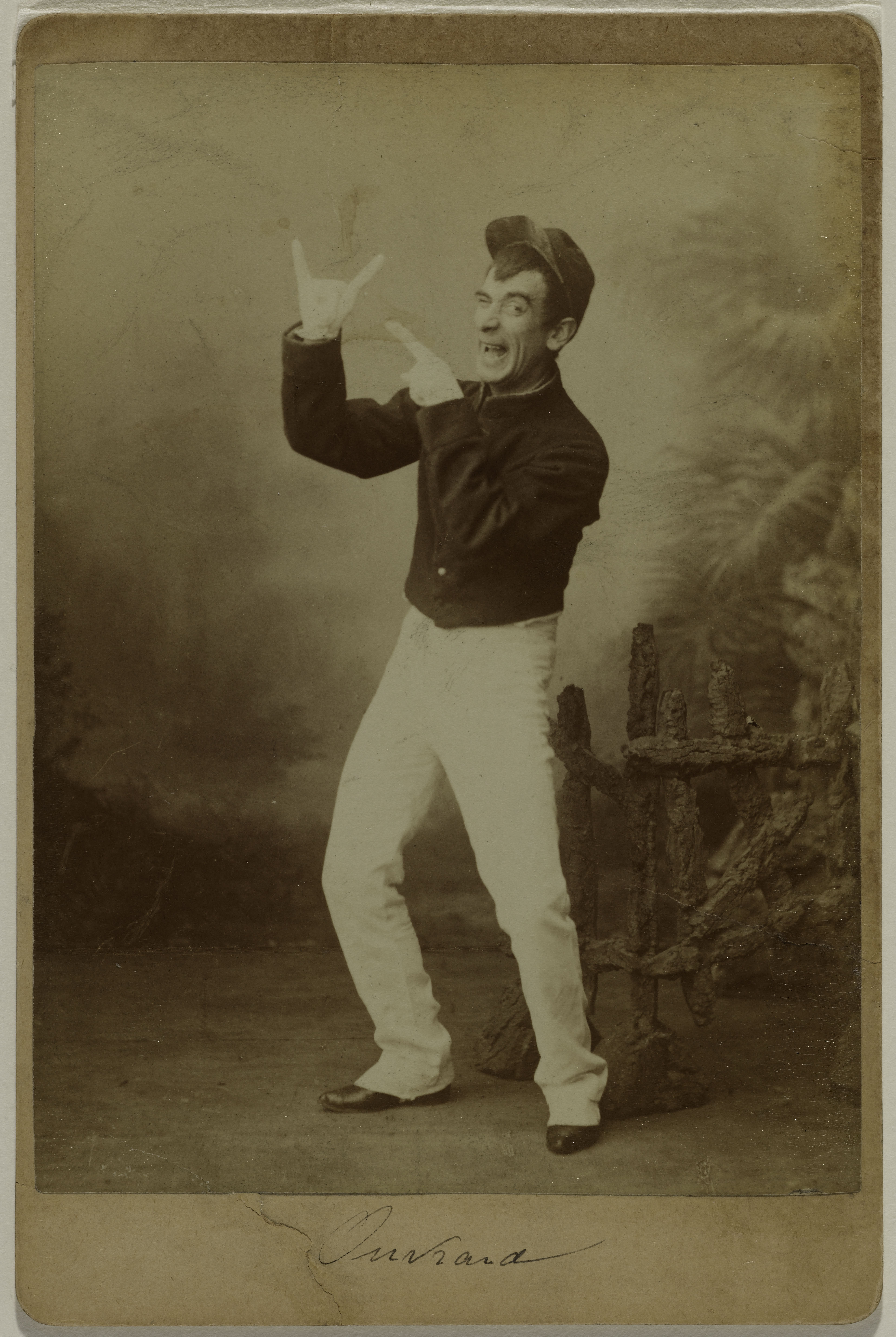 Anonyme, Portrait du comédien Ouvrard