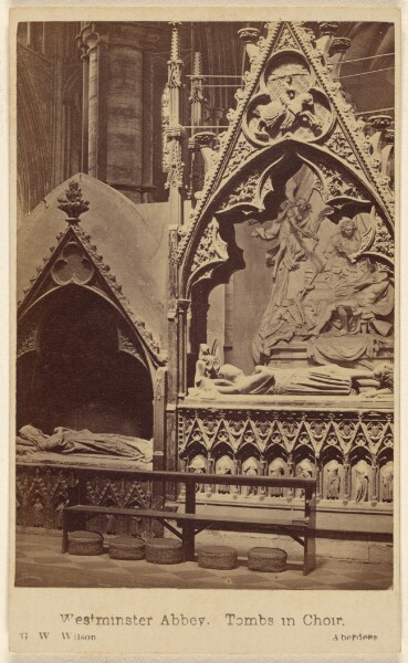 George Washington Wilson, Westminster Abbey. Tombs in Choir.