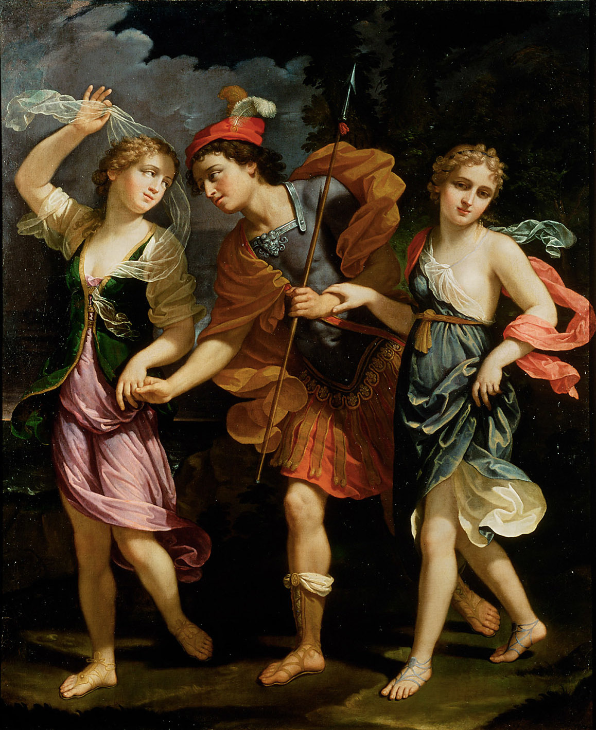 Benedetto Gennari II, Theseus mit den beiden Töchtern des Minos