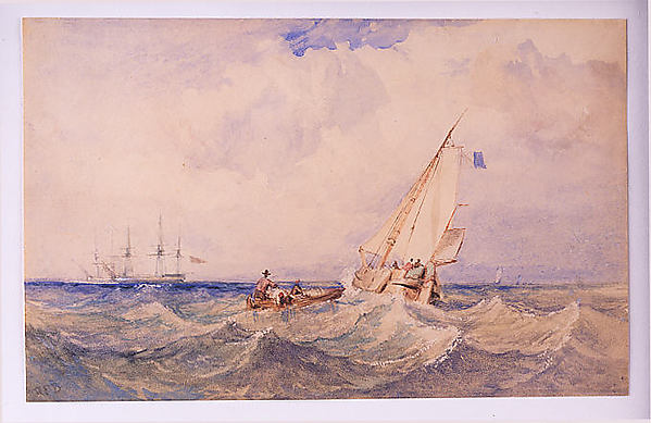 Richard Parkes Bonington, Shipping in a Swell