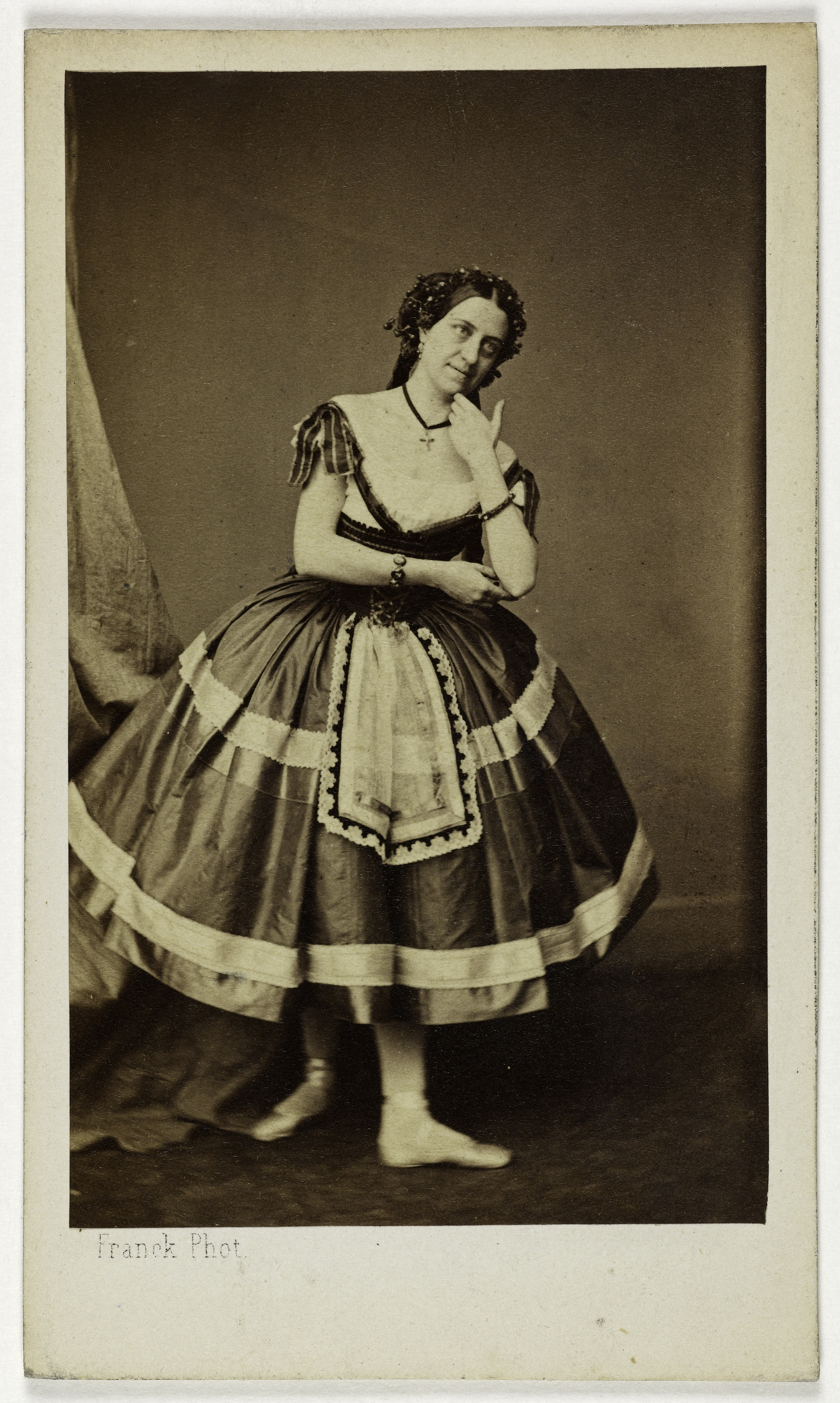 Franck, Portrait de Guichard, danseuse (Porte de St Martin et Opéra)