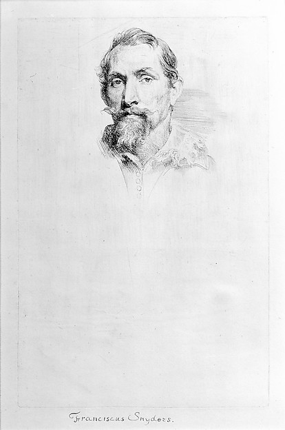 Anthony van Dyck, Frans Snyders, from "The Iconography"
