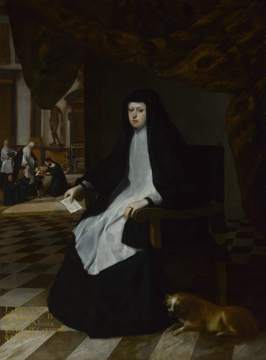 Juan Bautista Martínez del Mazo, Queen Mariana of Spain in Mourning