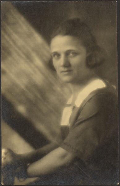 Louis Fleckenstein, [Portrait of a Woman in Streaming Light]