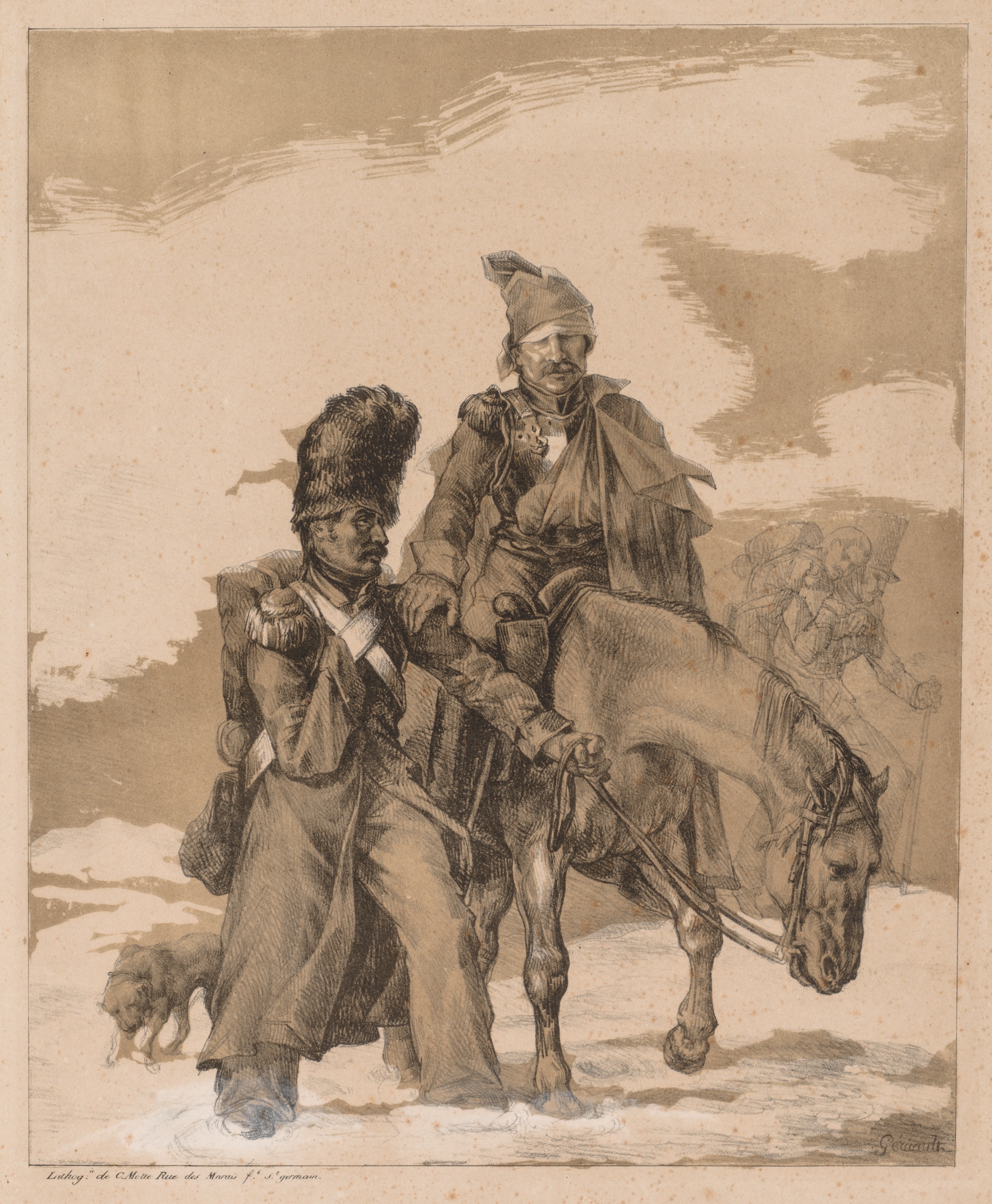 Théodore Géricault, Return from Russia