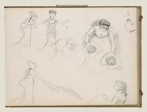 Edgar Degas, Sketches of Café Singers