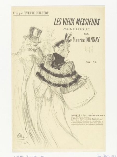 Henri de Toulouse-Lautrec, Les vieux messieurs