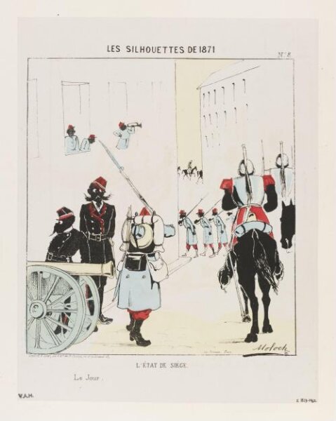 Colomb, B. (Moloch), Les Silhouettes De 1871