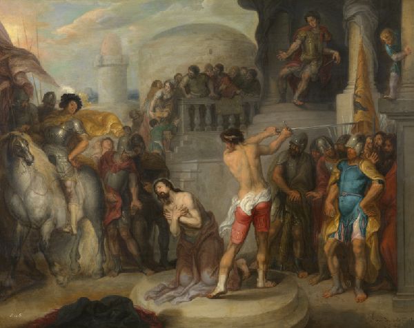 Simon de Vos, The Beheading of Saint Paul