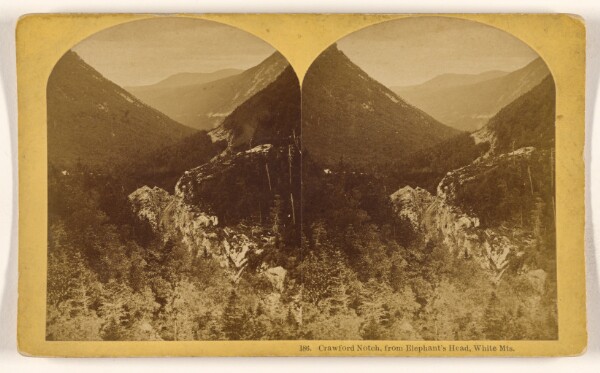 Benjamin West Kilburn, Crawford Notch, from Elephant's Head, White Mts.