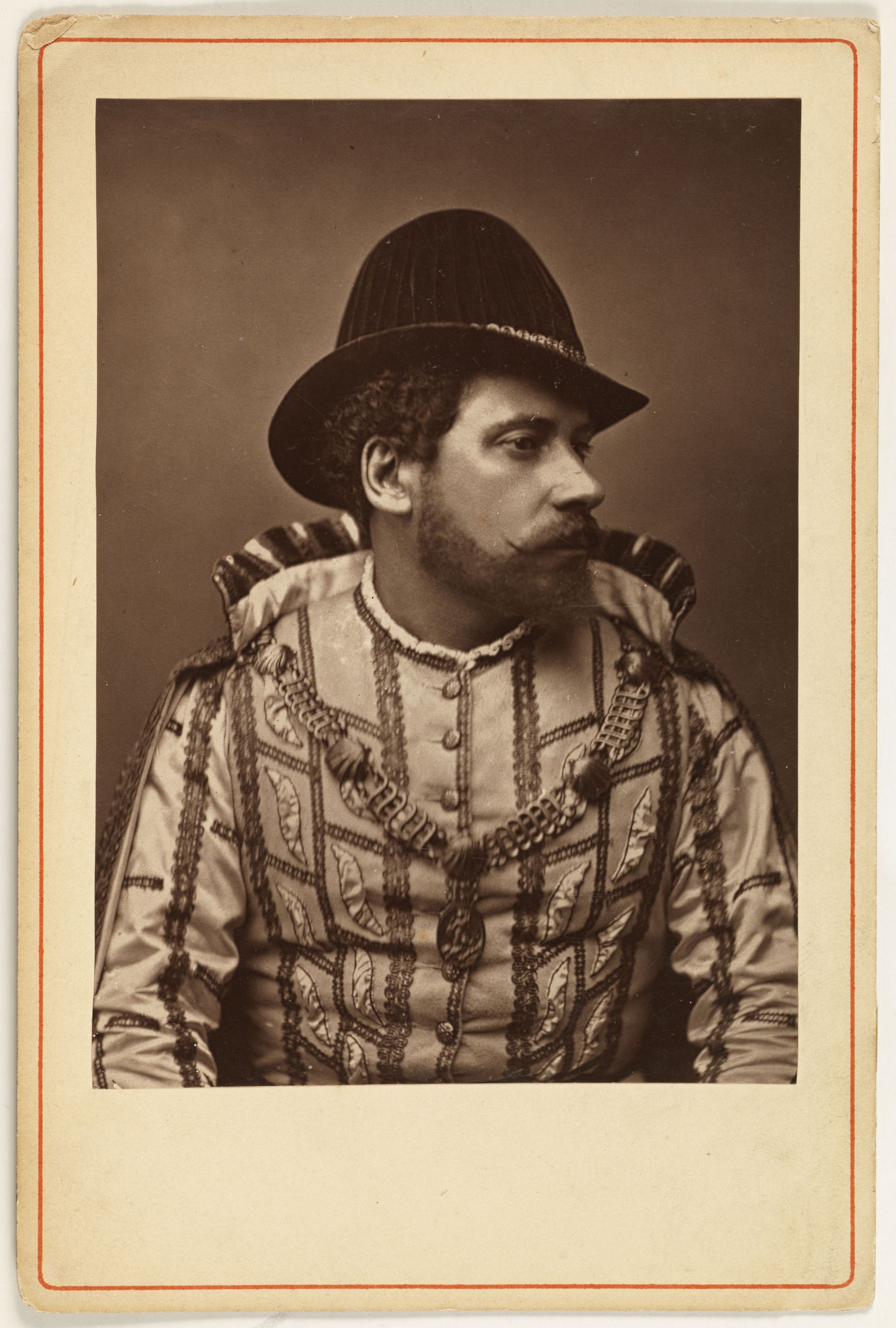 Anonyme, Portrait de Caron, chanteur