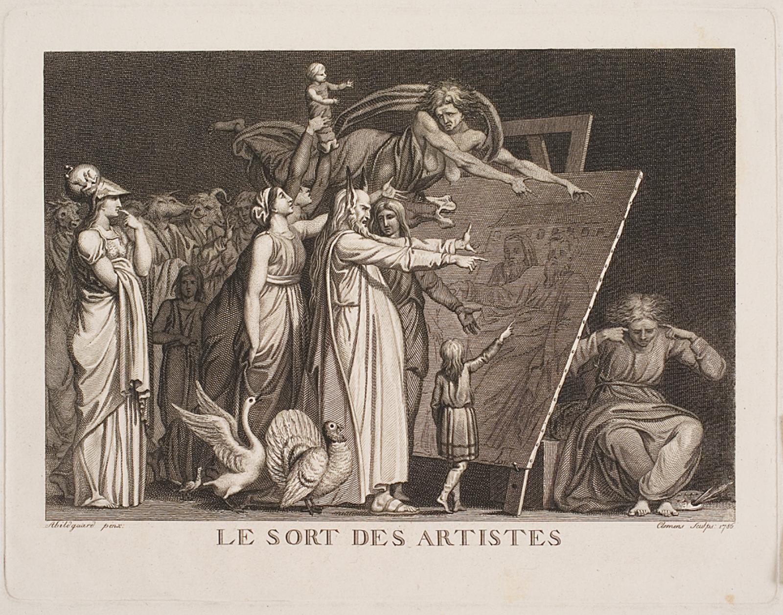 J.F. Clemens, Le sort des artistes