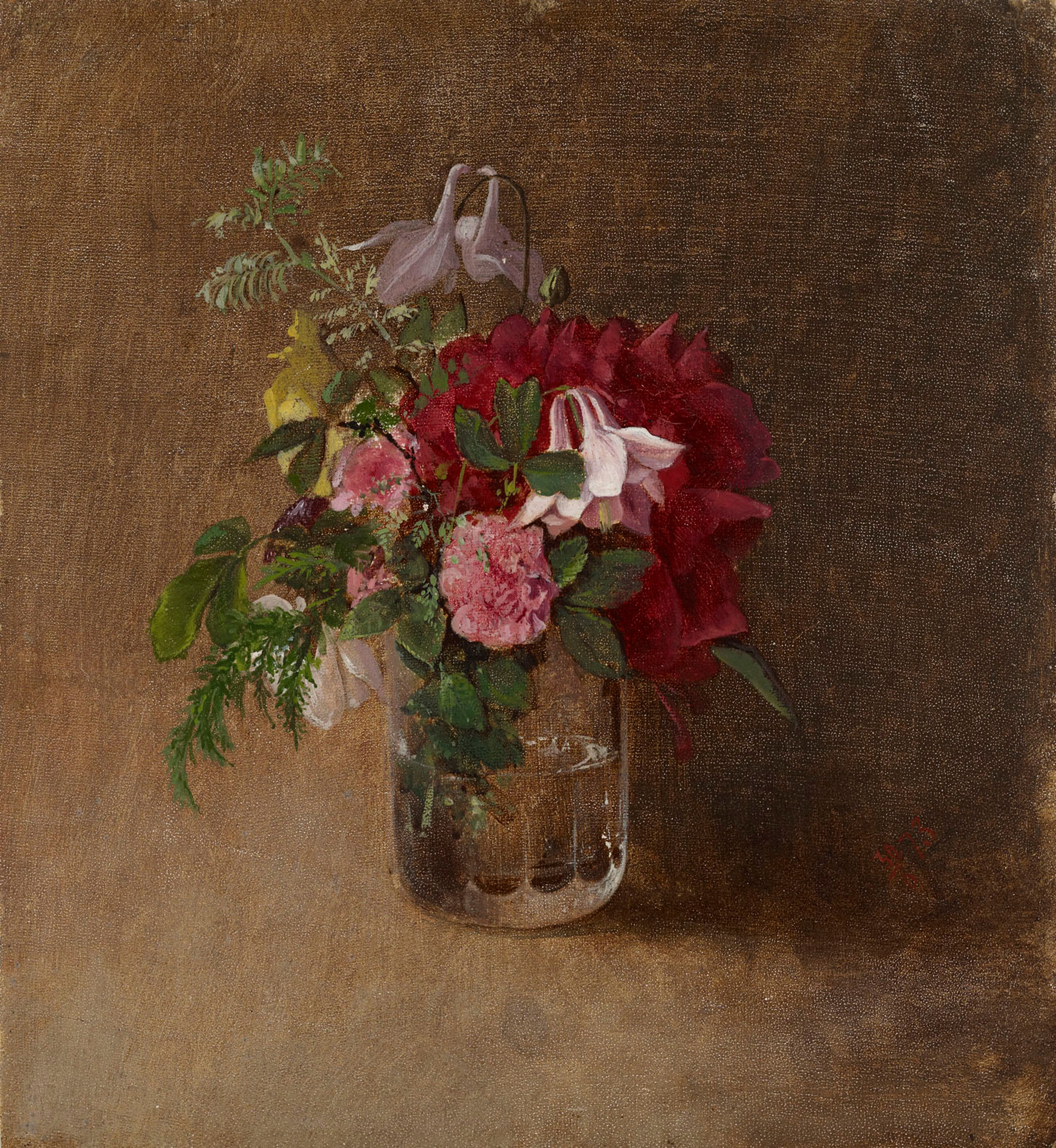 Albert Edelfelt, Flowers in a Glass