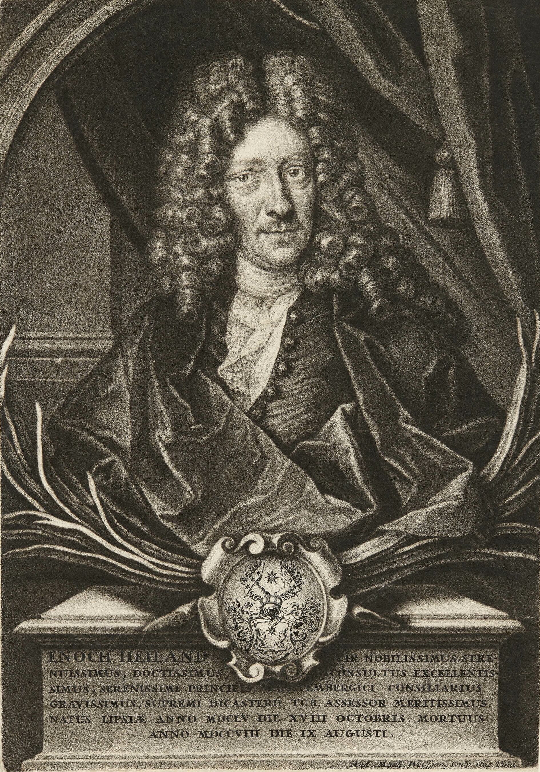 Andreas Matthäus Wolfgang, Bildnis Enoch Heiland