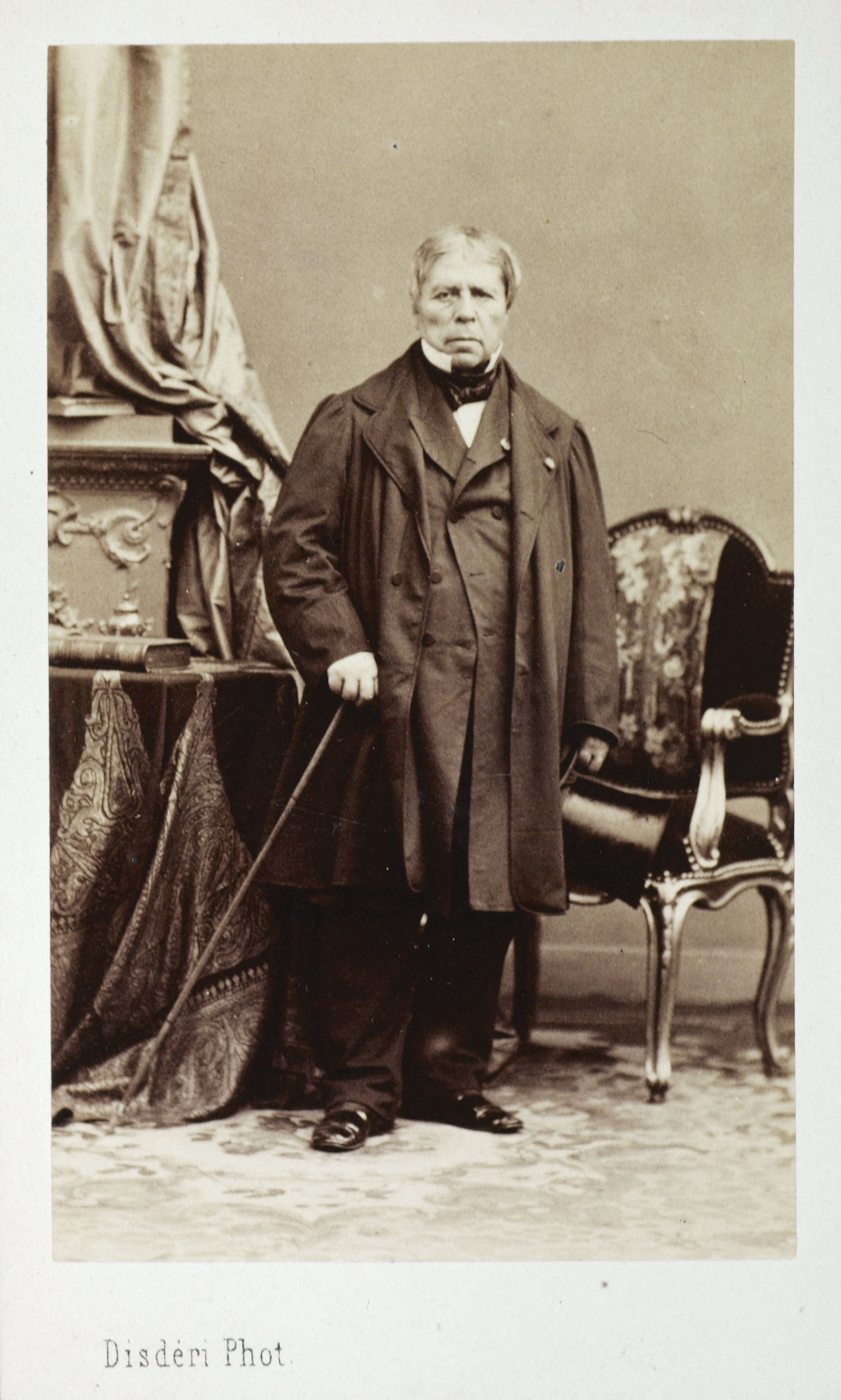 André-Adolphe-Eugène Disdéri, Portrait de Jean-Auguste-Dominique Ingres, (1780-1867), peintre