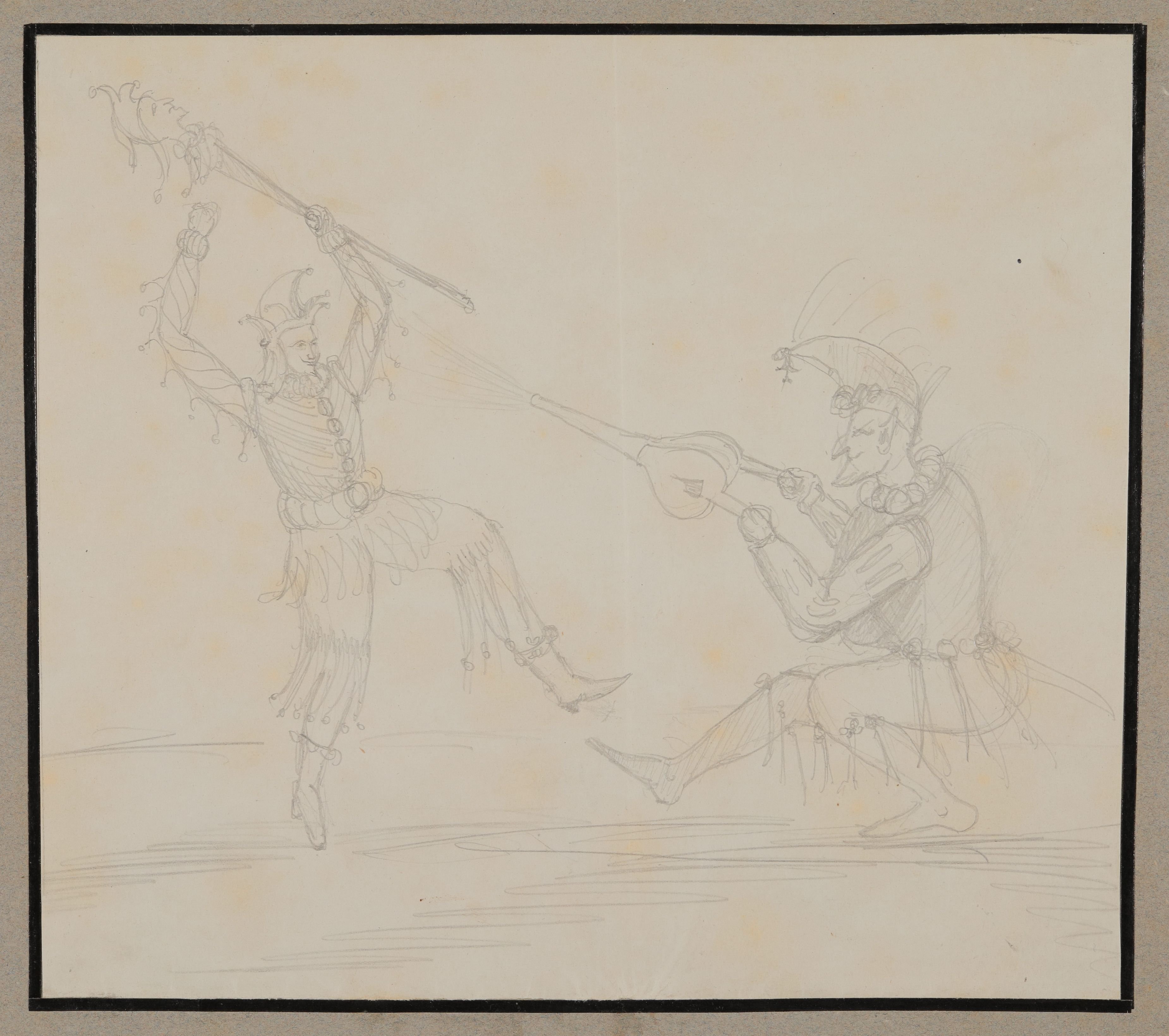 Armgart von Arnim, Tanzende Gaukler [aus der "geblümten Kassette"]