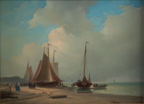 Andreas Schelfhout, Sailing-boats
