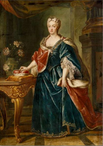 Joseph Vivien, Bildnis der Maria Amalia von Bayern, Gemahlin des Kurfürsten Karl Albrecht von Bayern (?)