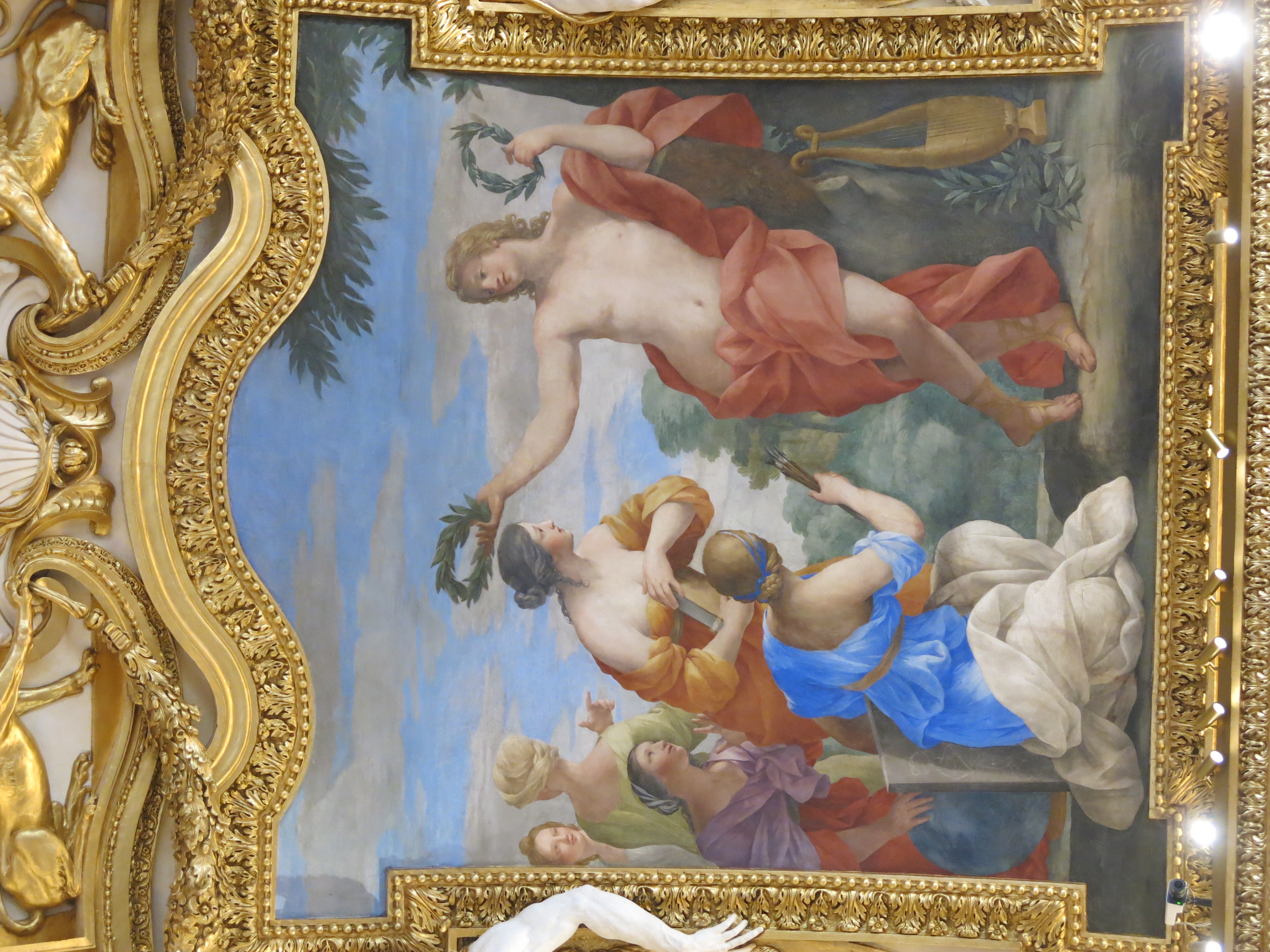 Giovanni Francesco Romanelli, Apollon et les Muses