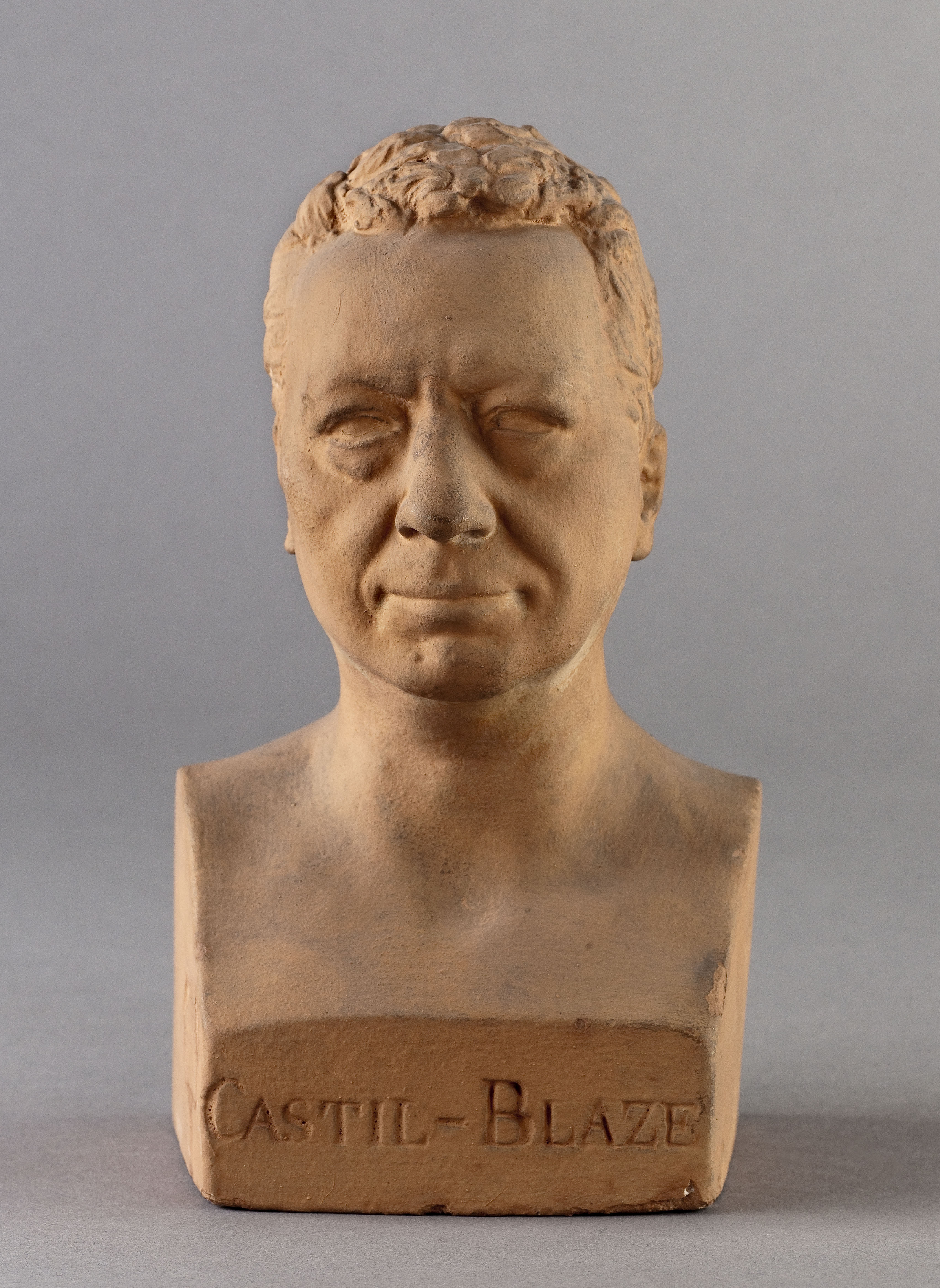 Jean Pierre Dantan, Portrait sérieux de François-Henri-Joseph Blaze, dit Castil-Blaze (1784-1857), musicien et critique musical