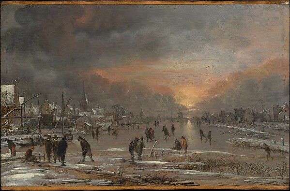 Aert van der Neer, Sports on a Frozen River