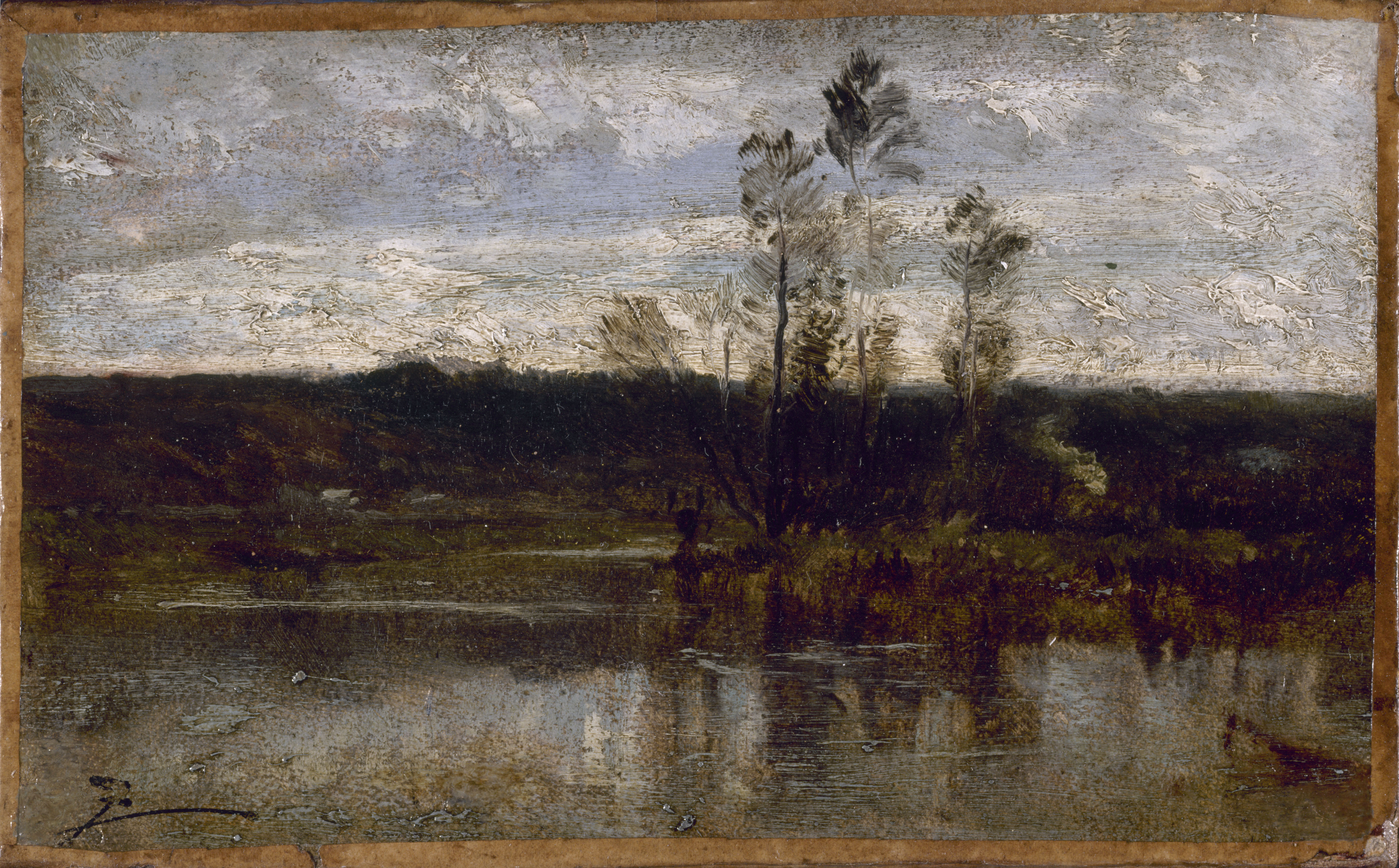 Félix Ziem, Bord de rivière