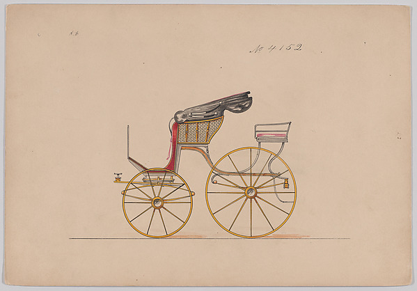 Brewster & Co., Design for Pony Phaeton, no. 4152