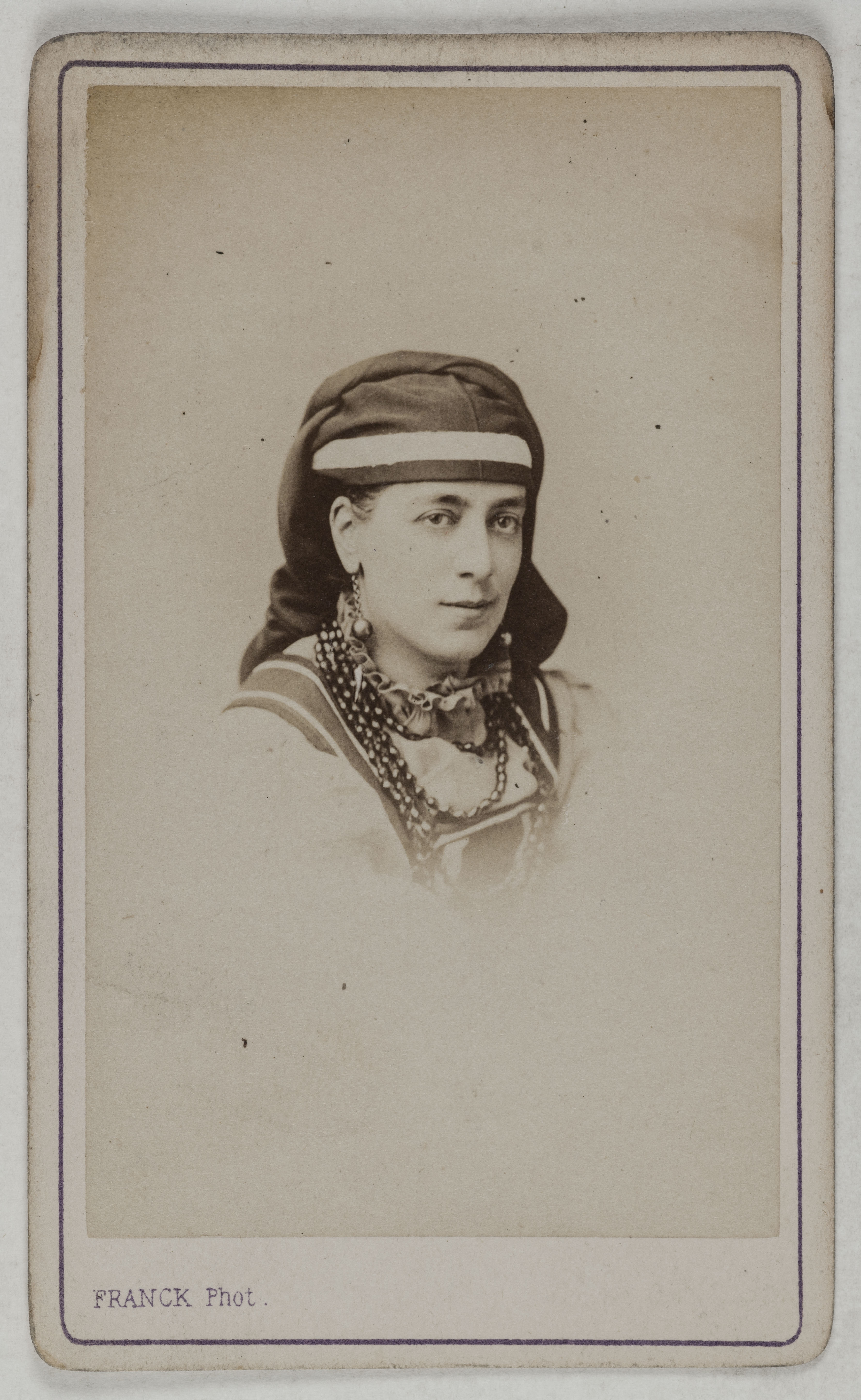 Franck, Portrait de Devoyod Elise, (1838-19..), (tragédienne)