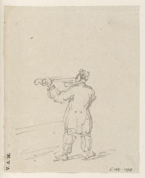 George Chinnery, A man looking through a telescope