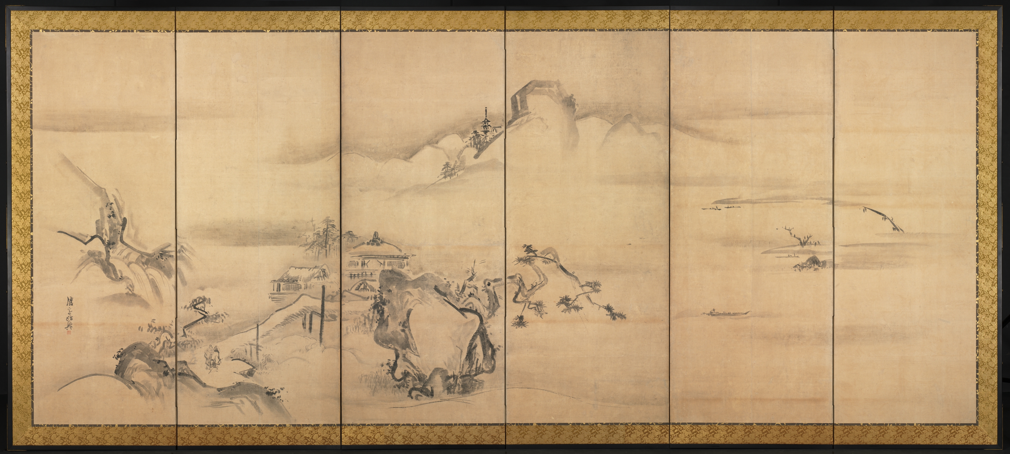 Watanabe Shikō, Eight Views of the Xiao and Xiang Rivers