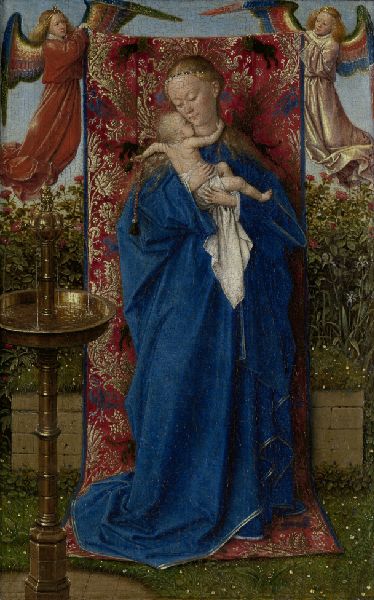 Jan van Eyck, Madonna at the Fountain
