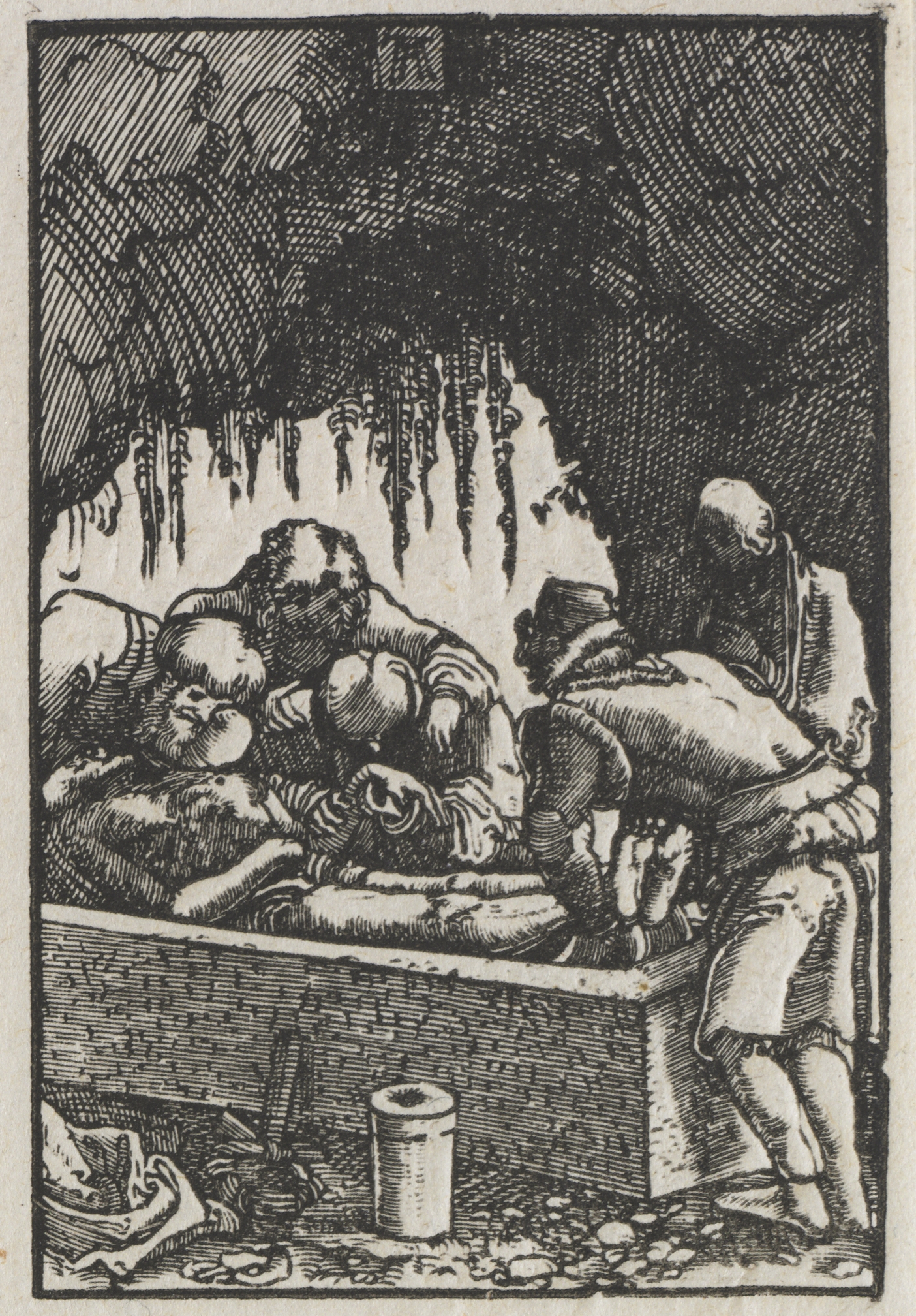 Albrecht Altdorfer, The Fall and Redemption of Man:  Burial of Christ