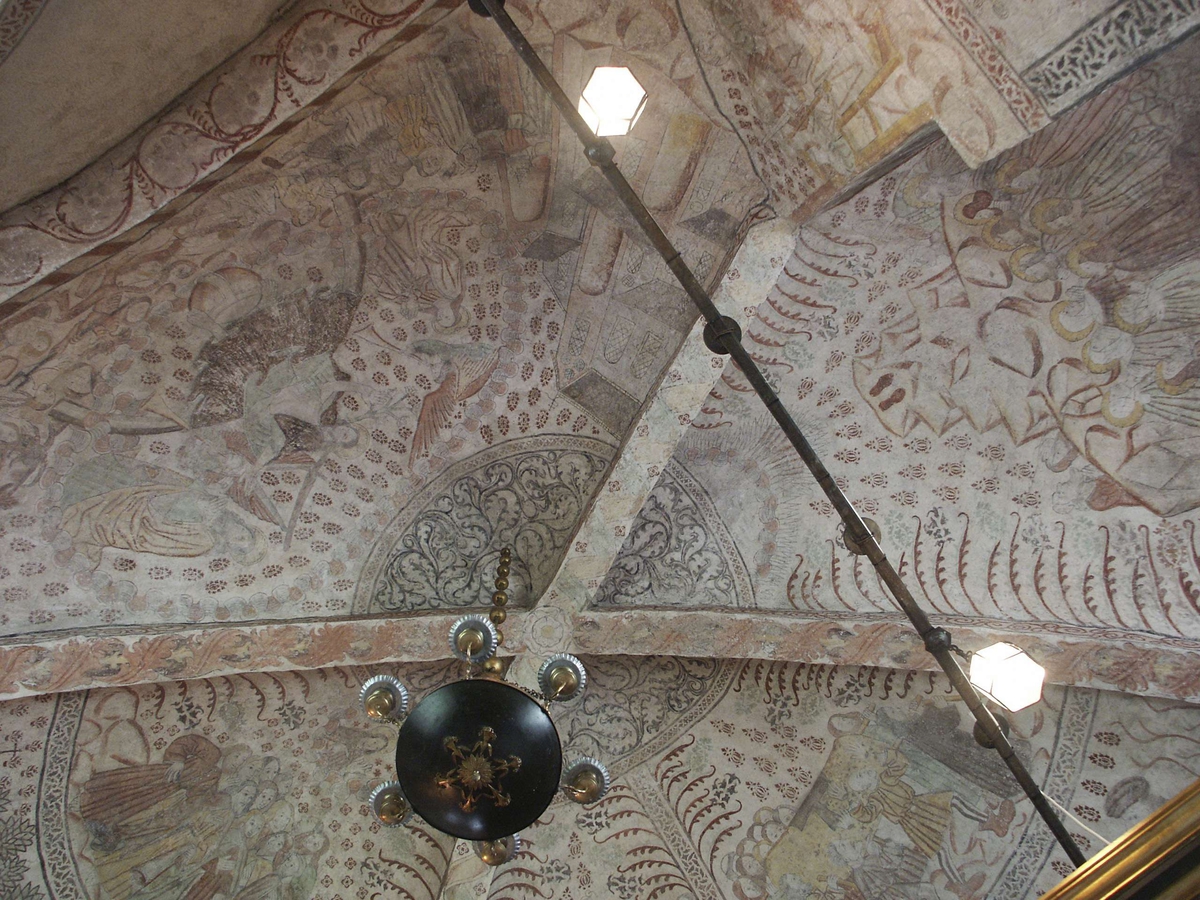 Johan Dellbeck, Lime painting in Knutby Church, Knutby parish, Uppland 2005