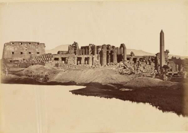 Antonio Beato, [Karnak - View of the Sacred Lake]