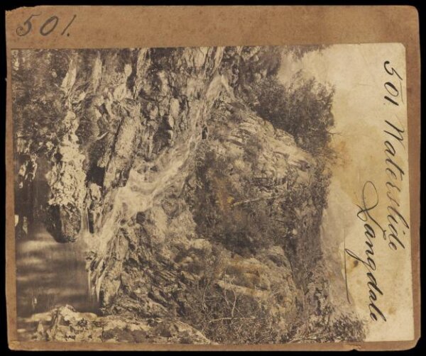 Francis Frith, Waterslide.  Langdale