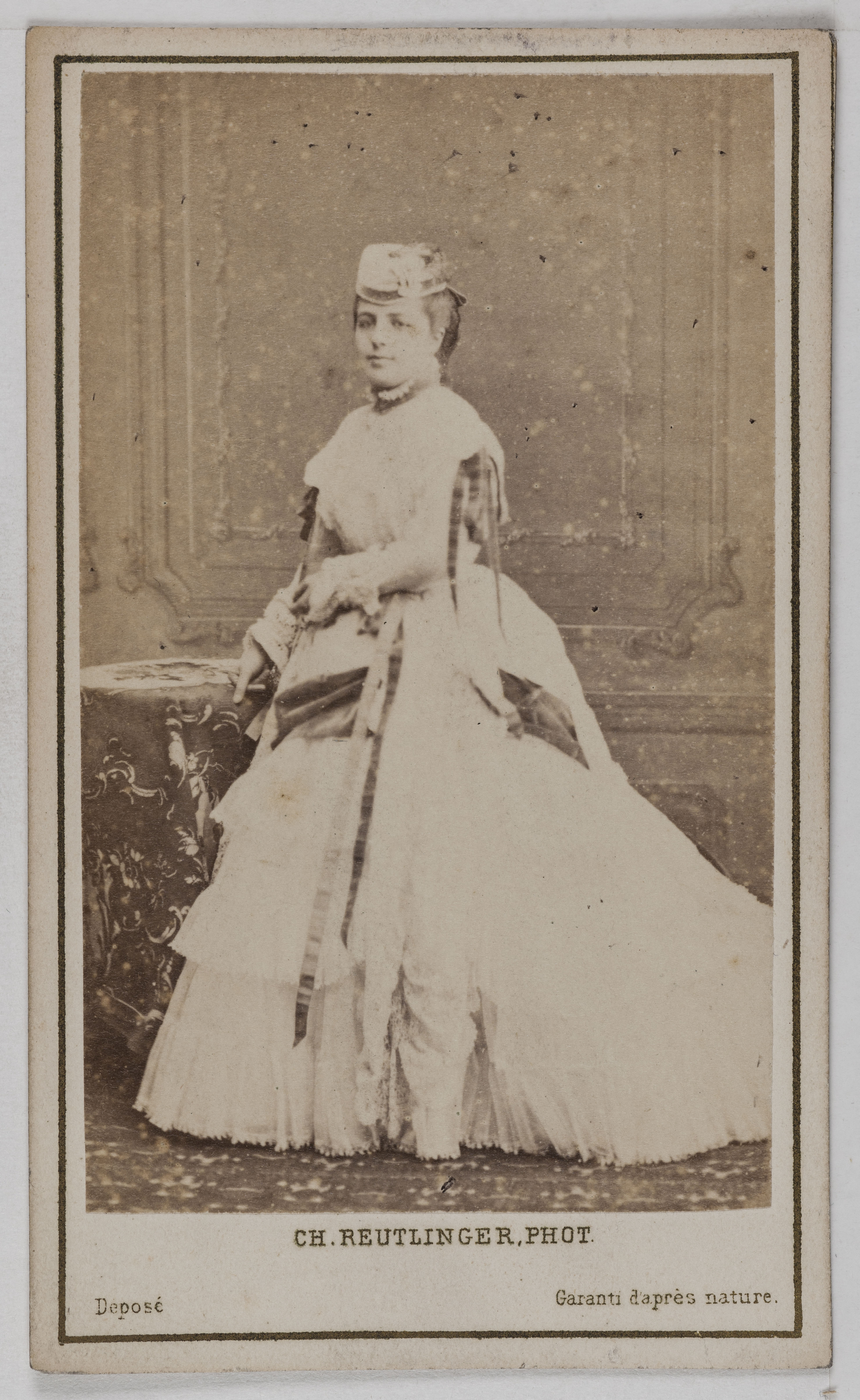 Charles Reutlinger, Portrait de Manvoy Athalie, (1842-1887), (actrice)