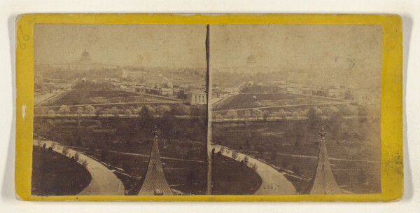 Edward and Henry T. Anthony & Co., View of Washington from the Smithsonian Institute. [Washington, D.C.]