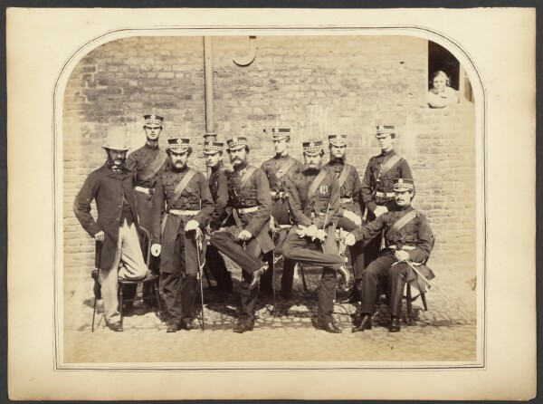 Unknown, [Group portrait of Scots Guards]