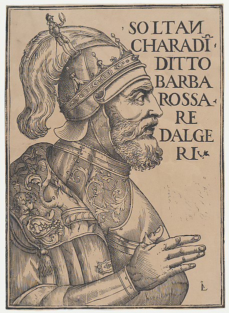 Anonymous, Italian, 16th century, Hayreddin Barbarossa, Ottoman admiral