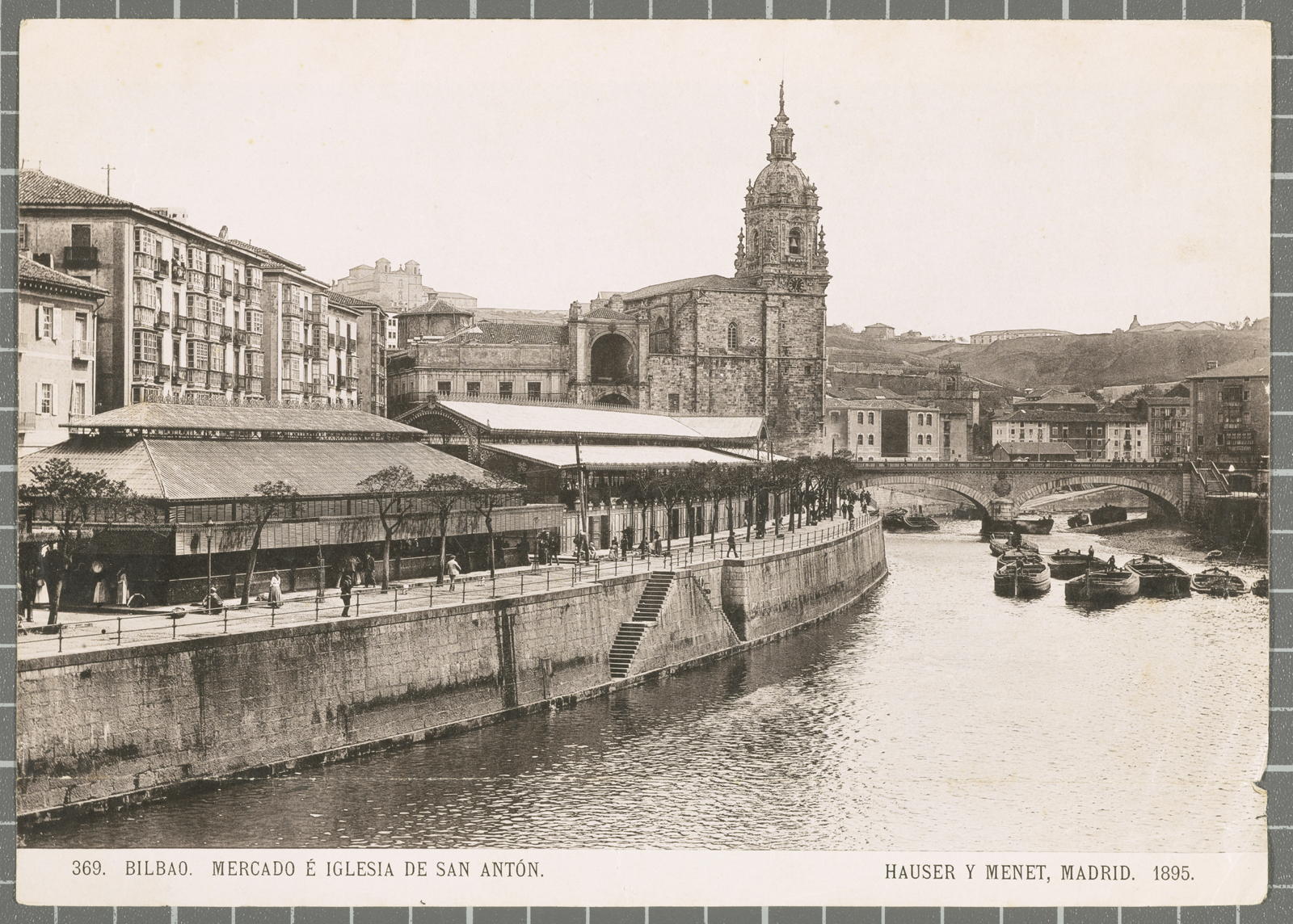 Desconegut, 369. Bilbao. Mercado é Iglesia de San Antón