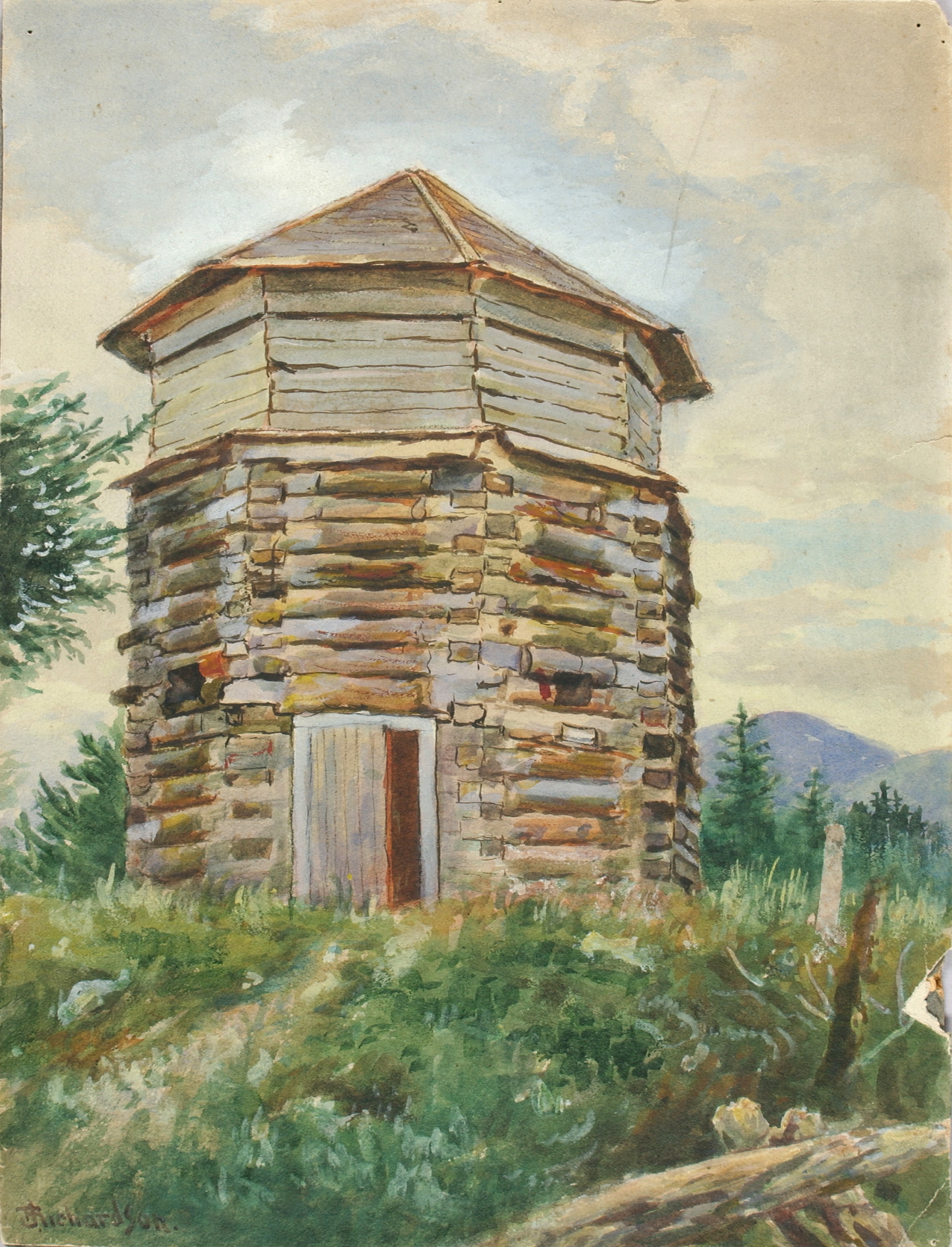 Theodore J. Richardson, Russian Block House, Alaska, 1900