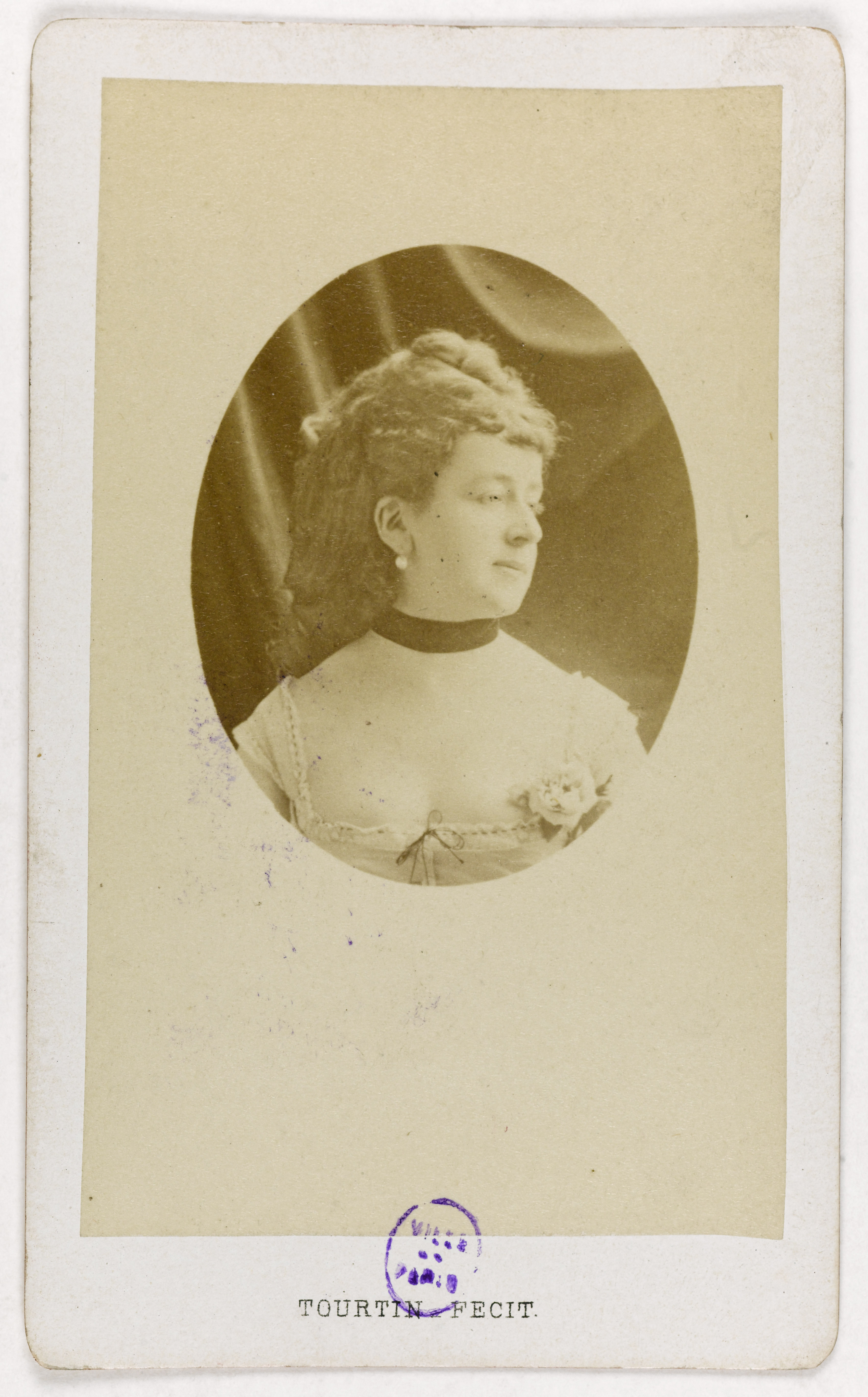 Joseph Tourtin, Portrait d'Emma Vally, actrice.