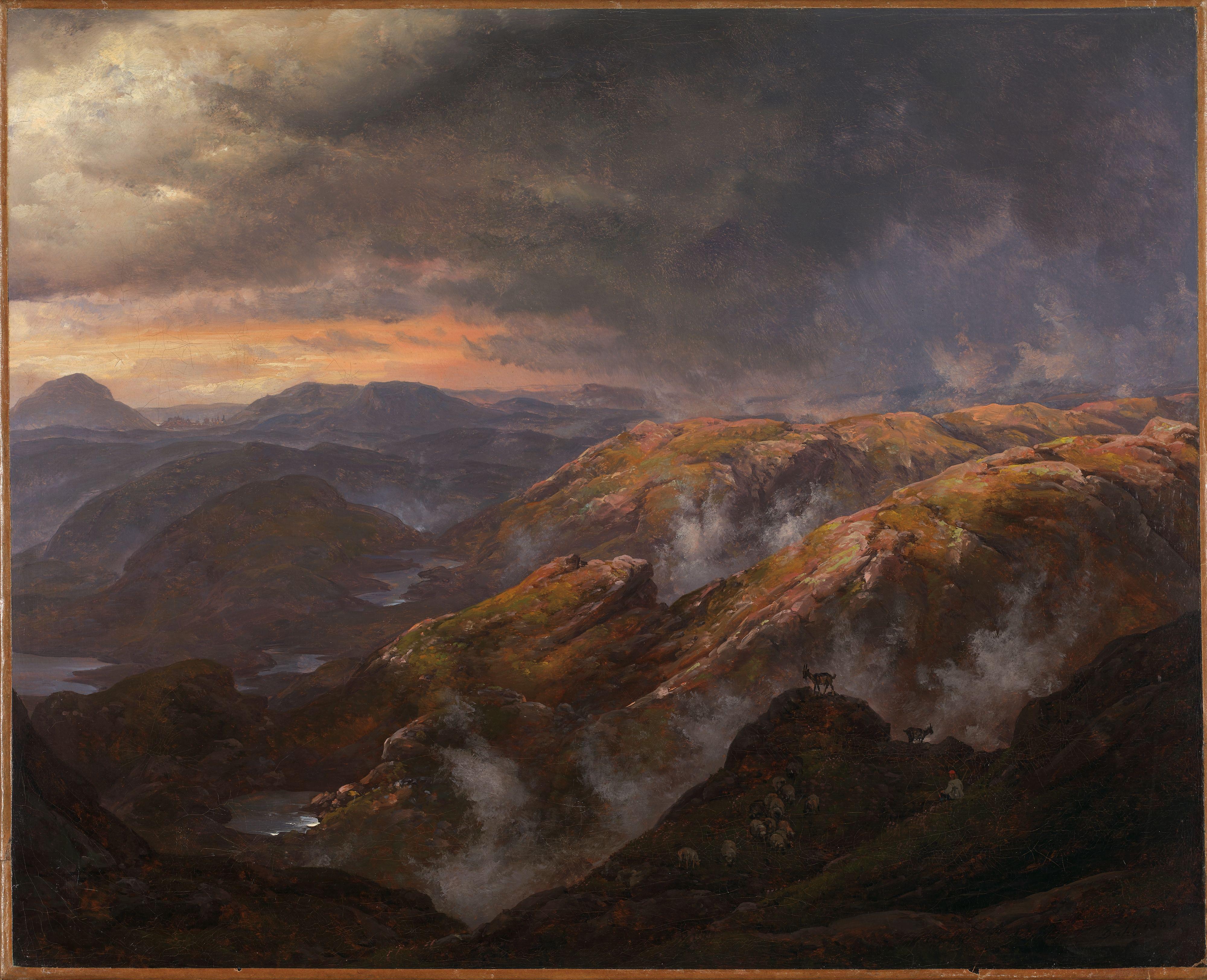 Johan Christian Dahl, View from Lyshornet