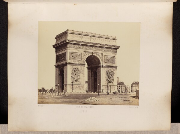 Édouard Baldus, Arc de Triomphe (No. 18)