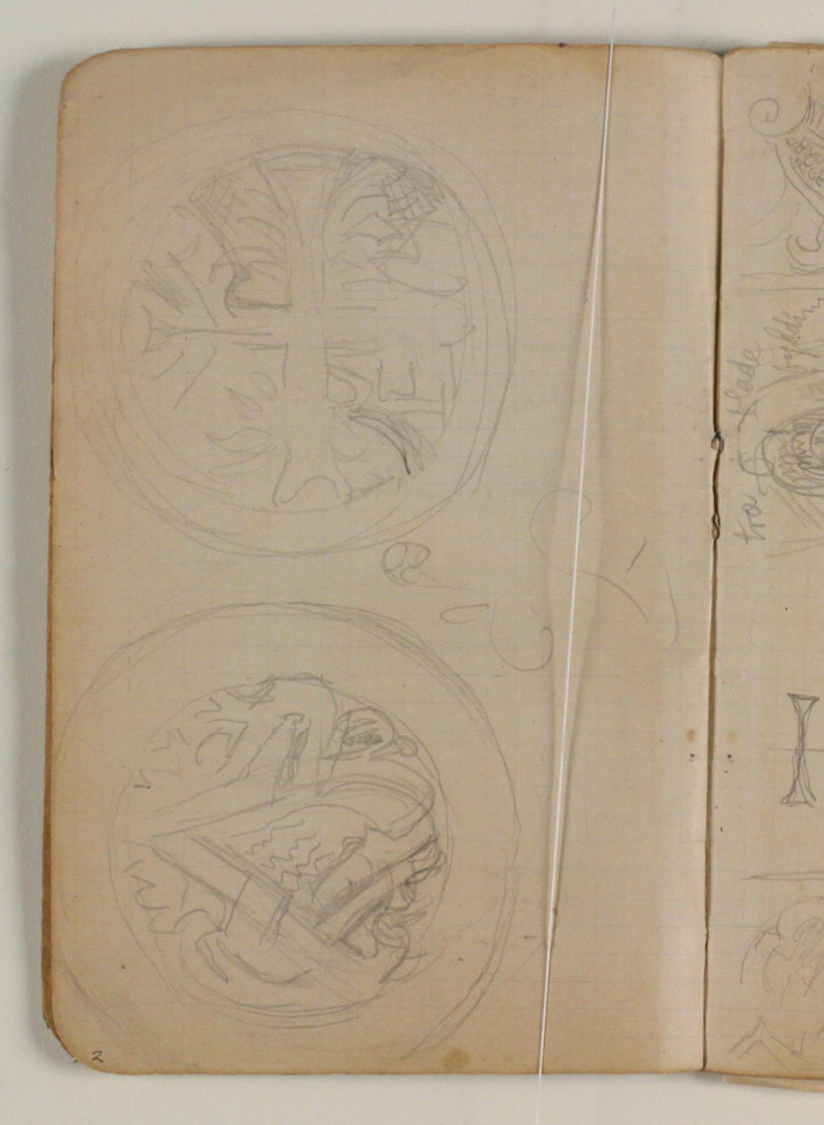 Niels Larsen Stevns, Studier af runde ornamenter