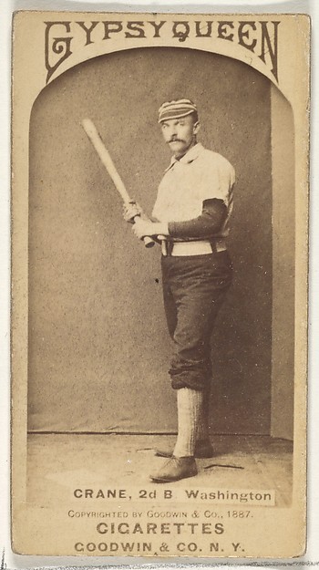 Goodwin & Company, Samuel "Sam" Newhall Crane, 2nd Base, Washington Nationals, from the Old Judge series (N172) for Old Judge and Gypsy Queen Cigarettes