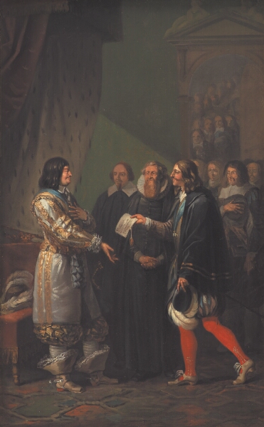 Nicolai Abildgaard, Frederik III modtager enevoldsmagten 1660