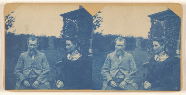 Unknown, [Bearded man and wife, seated]