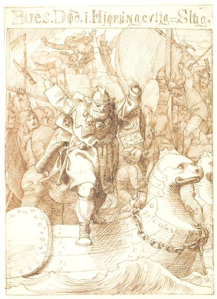 Lorenz Frølich, Bues død